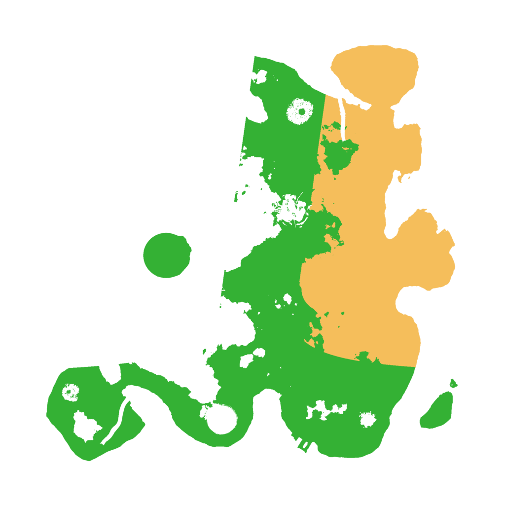 Biome Rust Map: Procedural Map, Size: 3000, Seed: 4130529