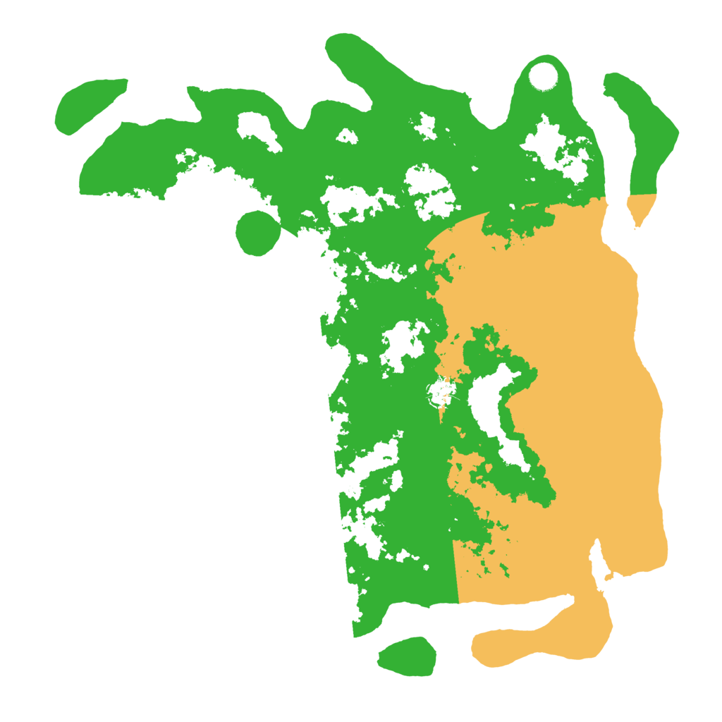 Biome Rust Map: Barren, Size: 4500, Seed: 17777