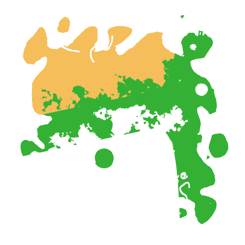 Biome Rust Map: Procedural Map, Size: 3500, Seed: 424323022