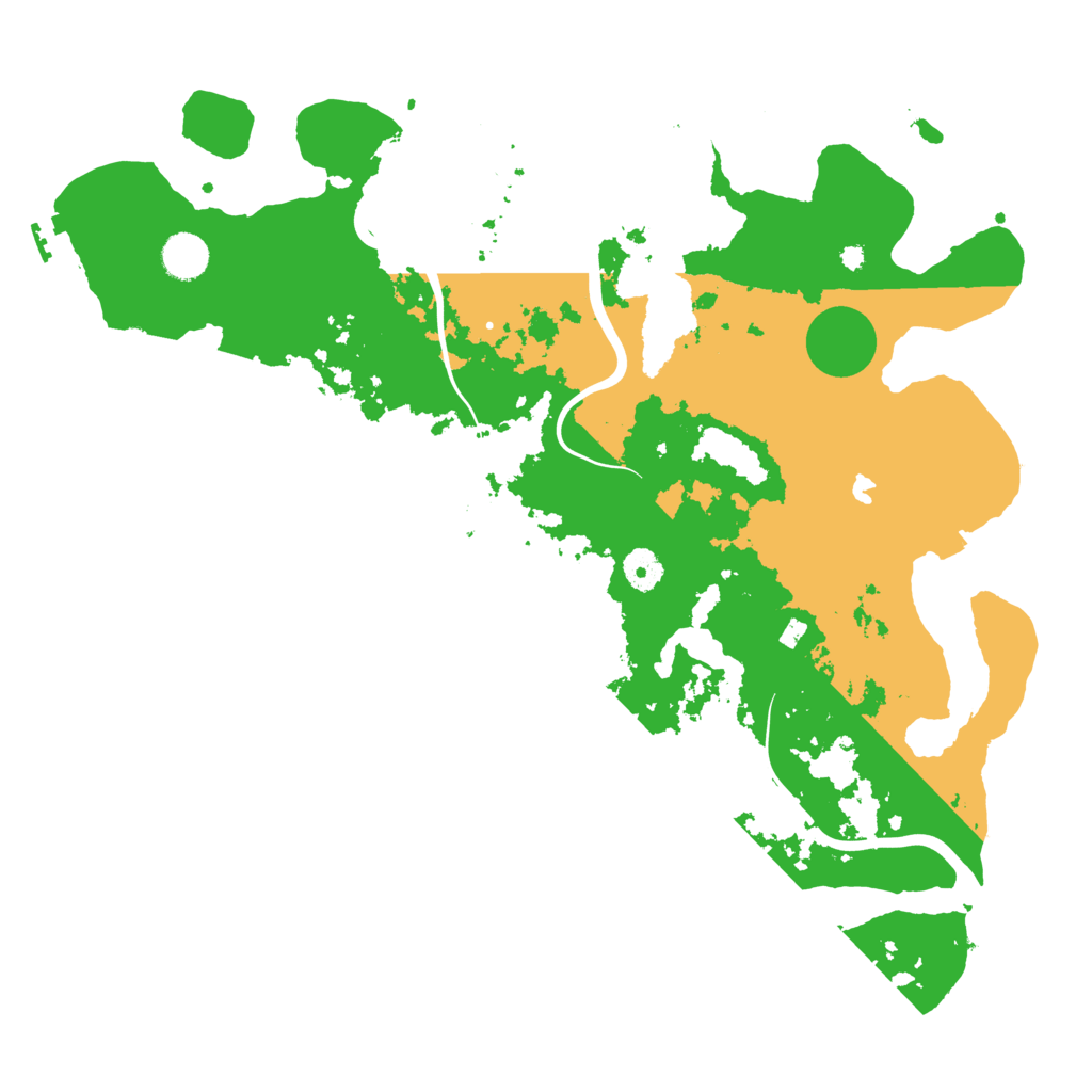 Biome Rust Map: Procedural Map, Size: 4100, Seed: 977089