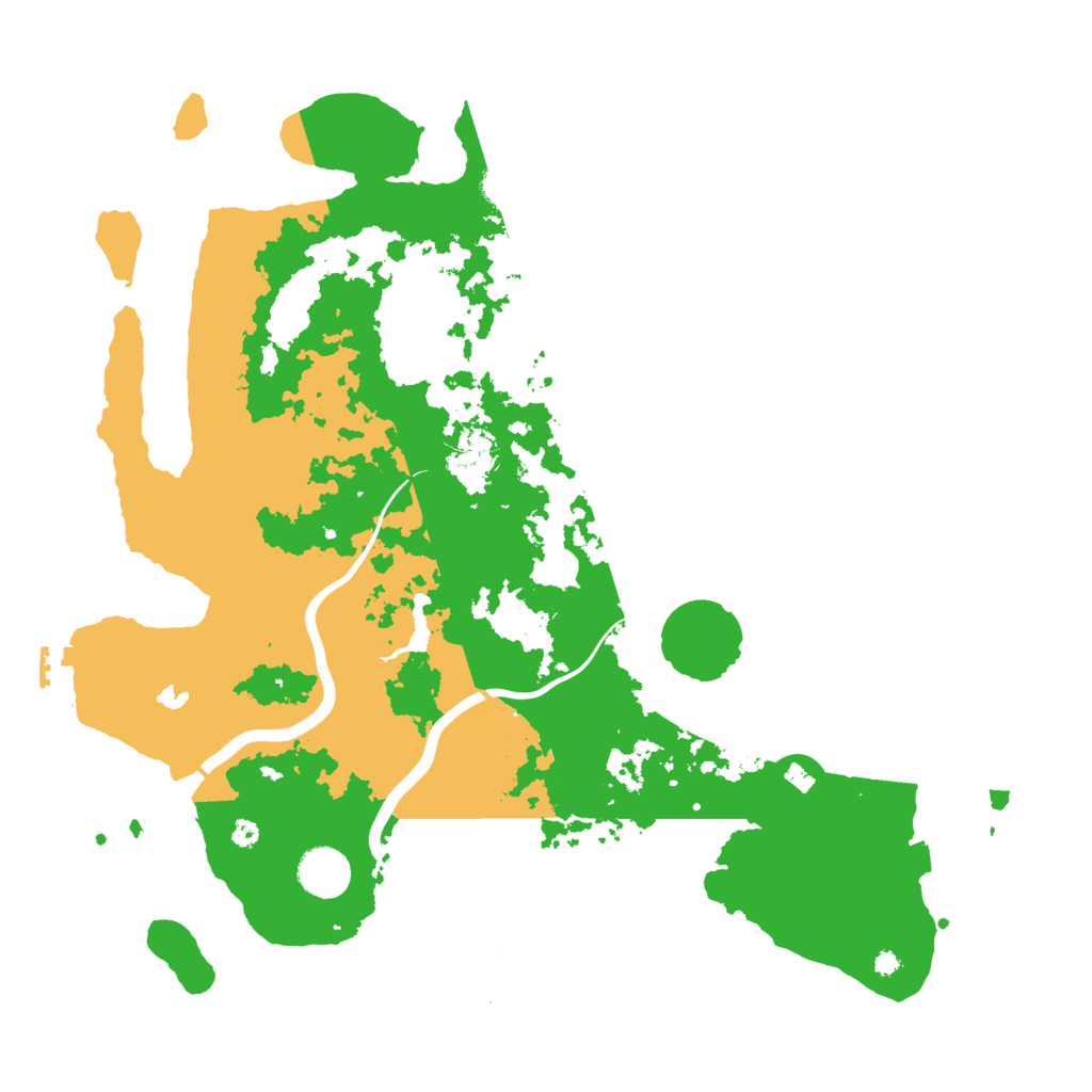 Biome Rust Map: Procedural Map, Size: 4000, Seed: 546359944