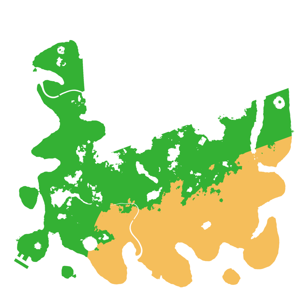Biome Rust Map: Procedural Map, Size: 4000, Seed: 514837267