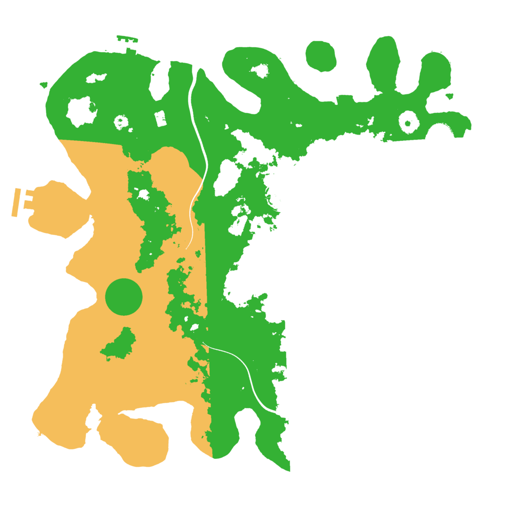 Biome Rust Map: Procedural Map, Size: 3650, Seed: 10627806