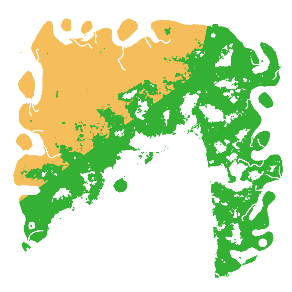 Biome Rust Map: Procedural Map, Size: 6000, Seed: 6731