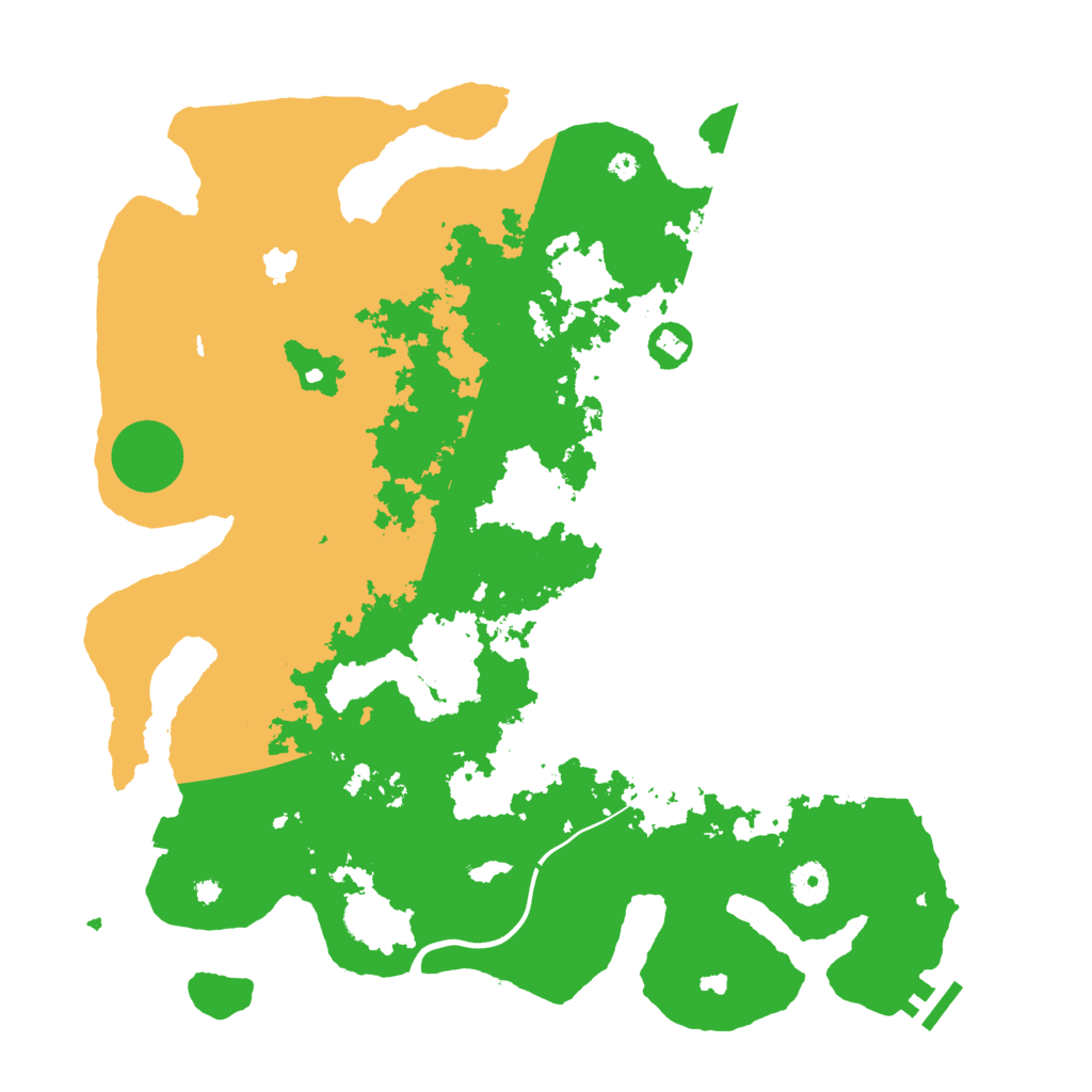 Biome Rust Map: Procedural Map, Size: 4000, Seed: 65488252