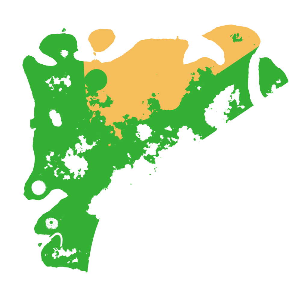 Biome Rust Map: Procedural Map, Size: 3800, Seed: 25299135