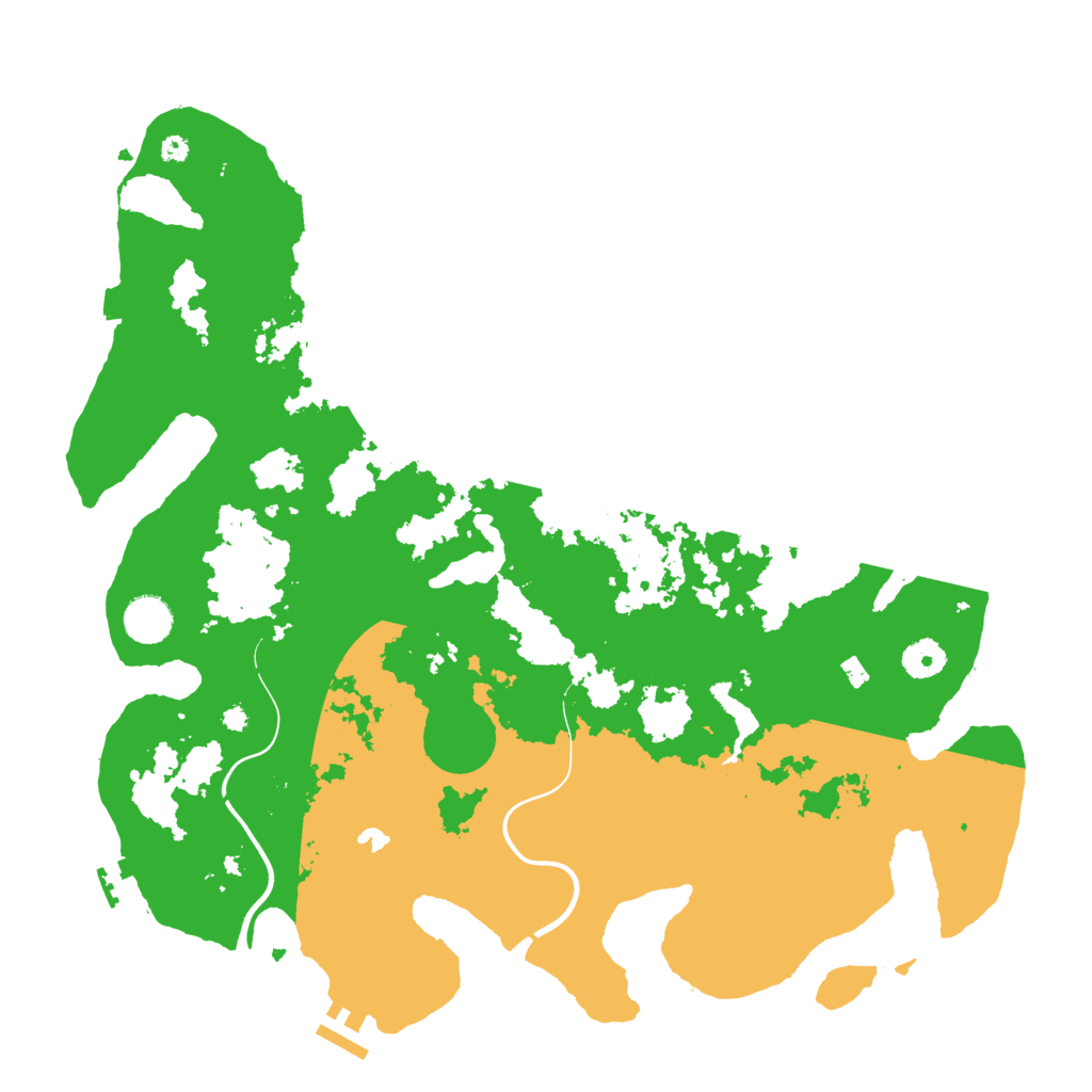 Biome Rust Map: Procedural Map, Size: 4000, Seed: 9968585