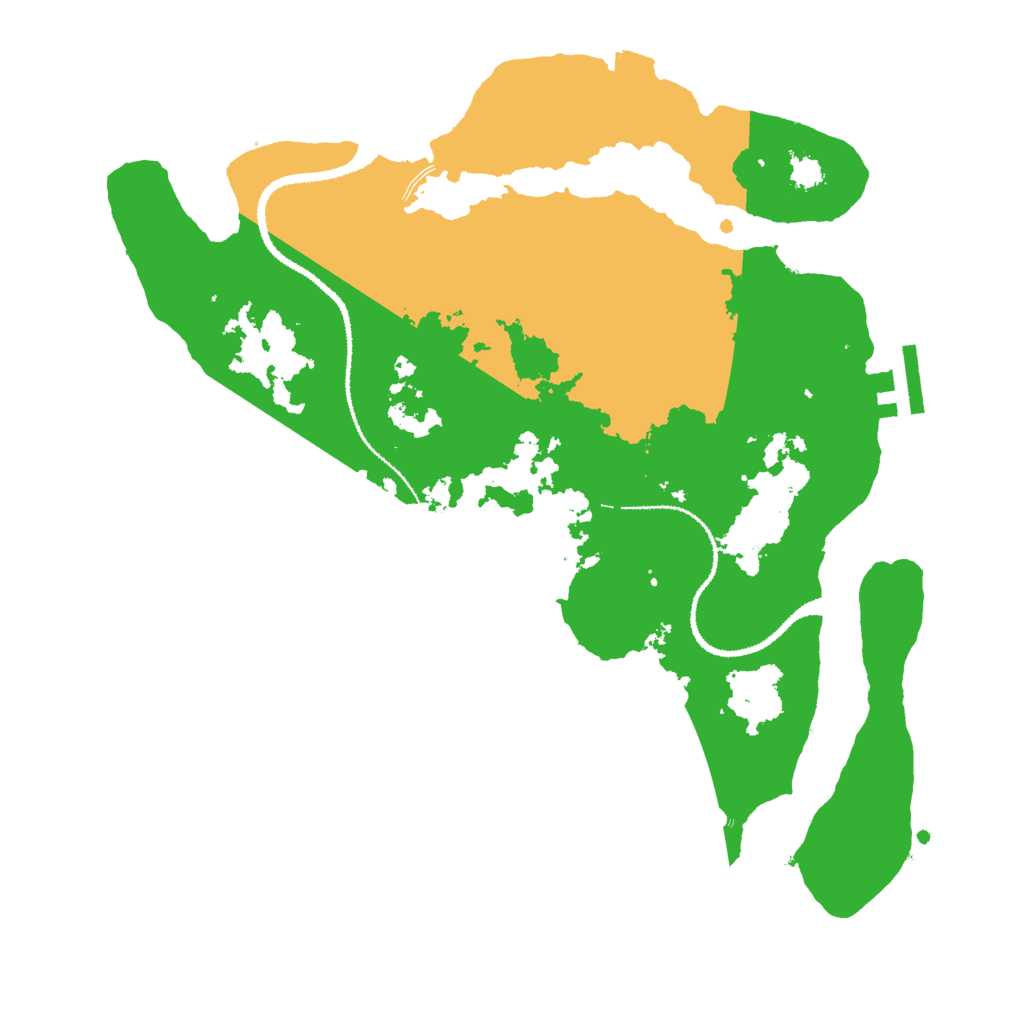 Biome Rust Map: Procedural Map, Size: 3000, Seed: 9441