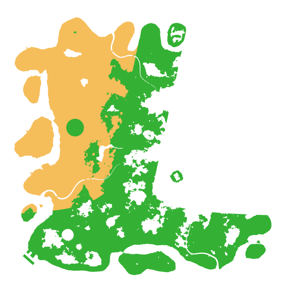 Biome Rust Map: Procedural Map, Size: 4400, Seed: 3013318
