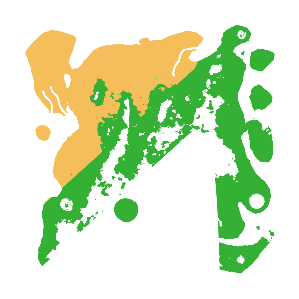 Biome Rust Map: Procedural Map, Size: 3500, Seed: 1232548155