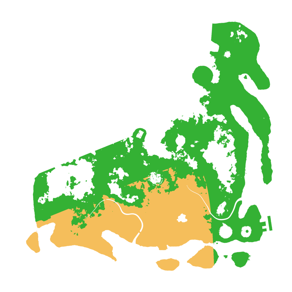 Biome Rust Map: Procedural Map, Size: 4000, Seed: 1613319706