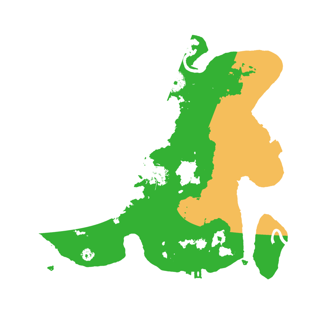 Biome Rust Map: Procedural Map, Size: 2700, Seed: 90082059