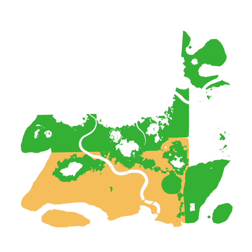 Biome Rust Map: Procedural Map, Size: 3500, Seed: 679032109