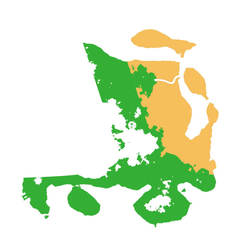 Biome Rust Map: Procedural Map, Size: 3000, Seed: 1797994878