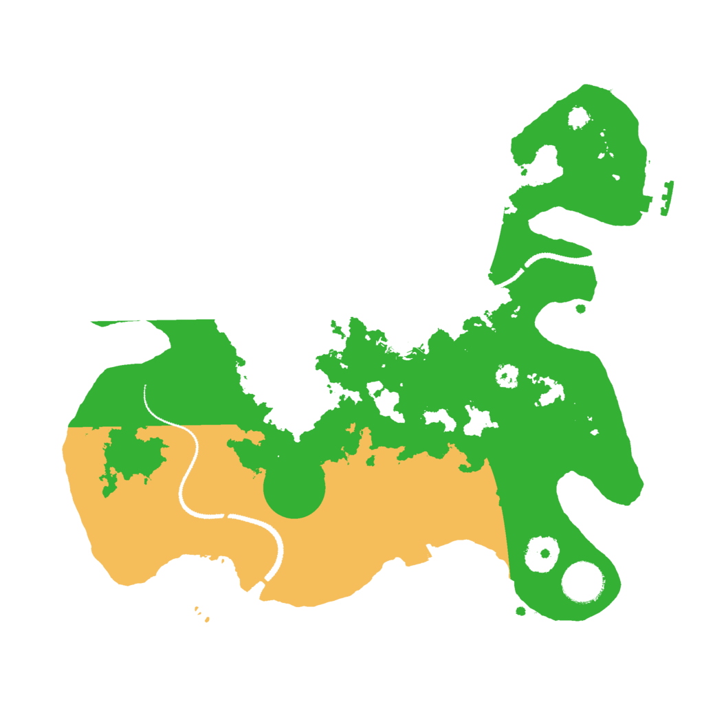 Biome Rust Map: Procedural Map, Size: 3000, Seed: 143898289