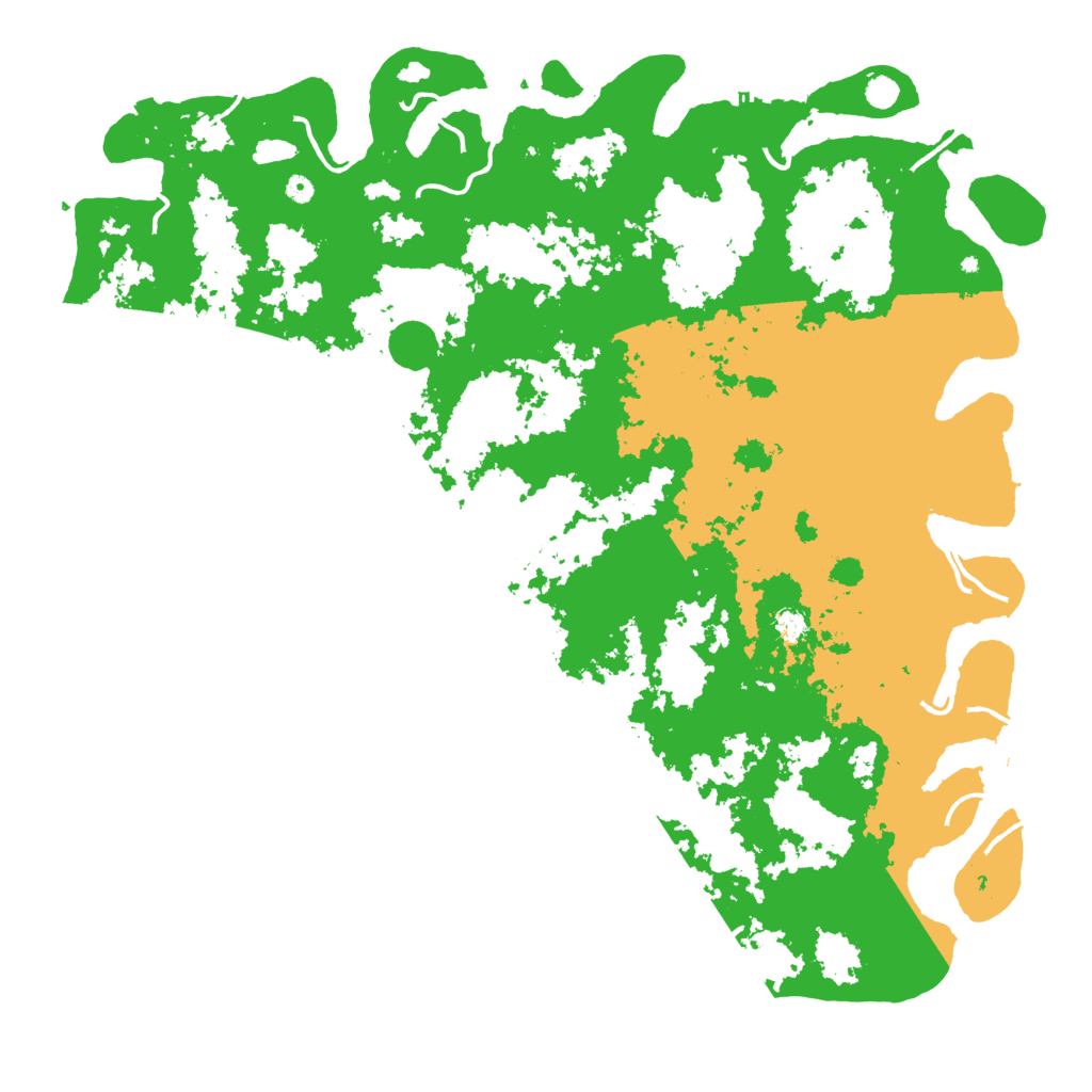 Biome Rust Map: Procedural Map, Size: 6000, Seed: 985266655