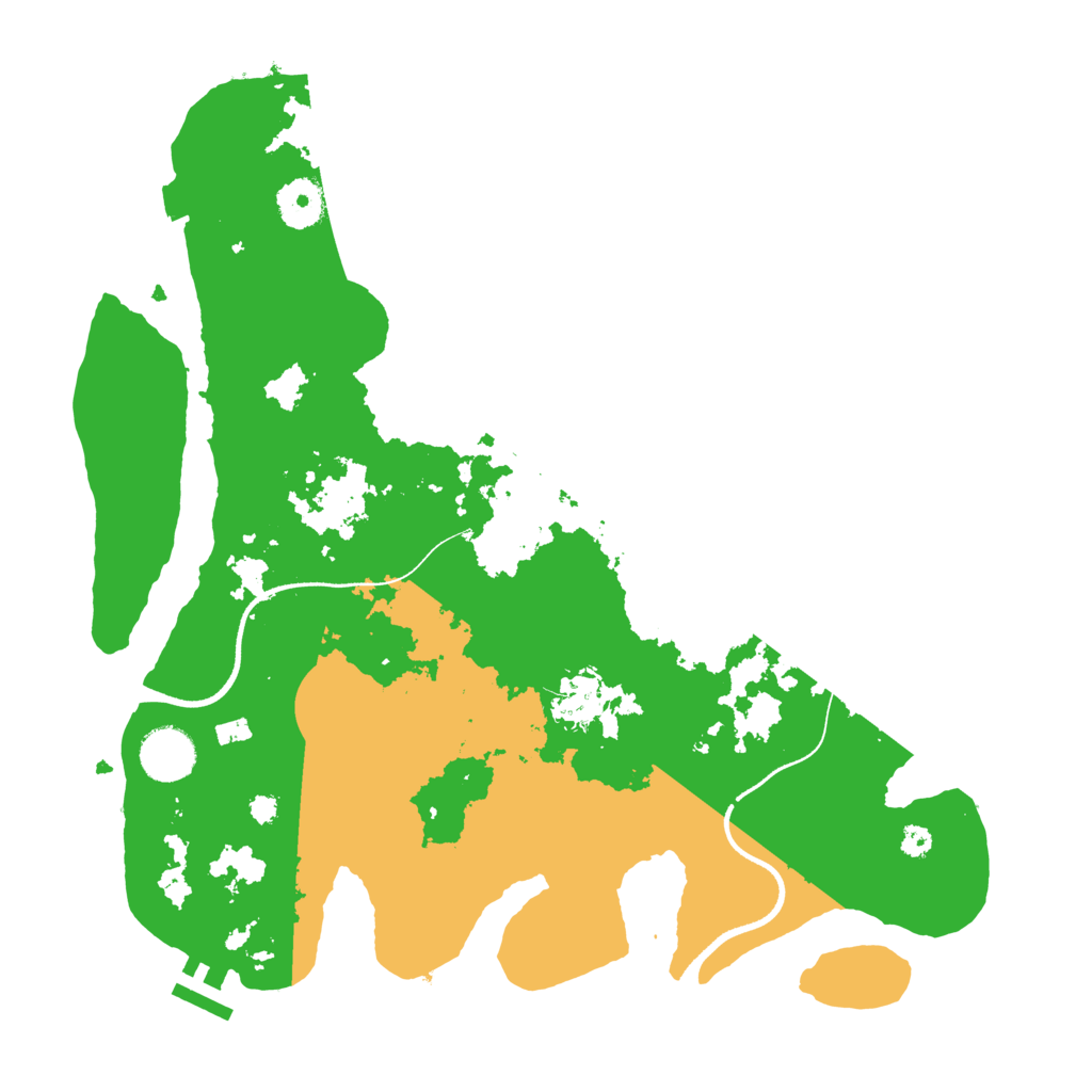 Biome Rust Map: Procedural Map, Size: 3500, Seed: 1948733322