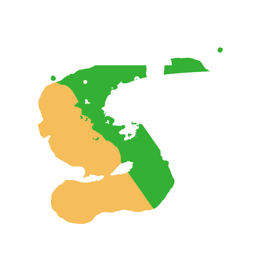 Biome Rust Map: Procedural Map, Size: 2000, Seed: 626174445