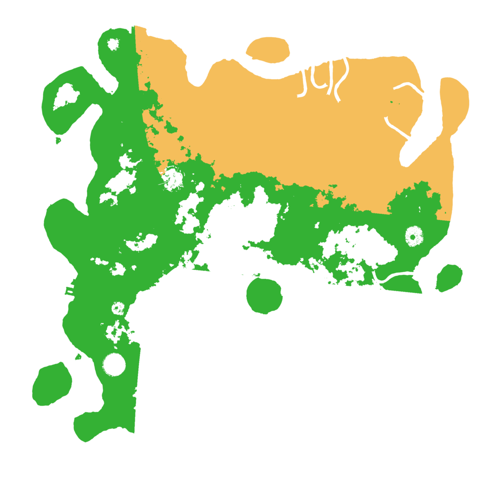 Biome Rust Map: Procedural Map, Size: 3900, Seed: 11028376