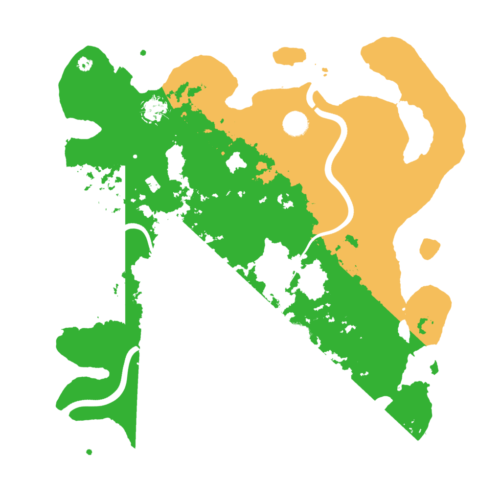 Biome Rust Map: Procedural Map, Size: 3500, Seed: 892814180