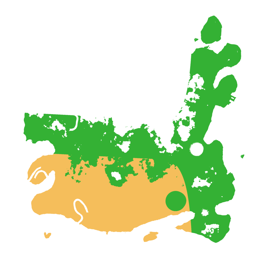 Biome Rust Map: Procedural Map, Size: 3450, Seed: 81199530