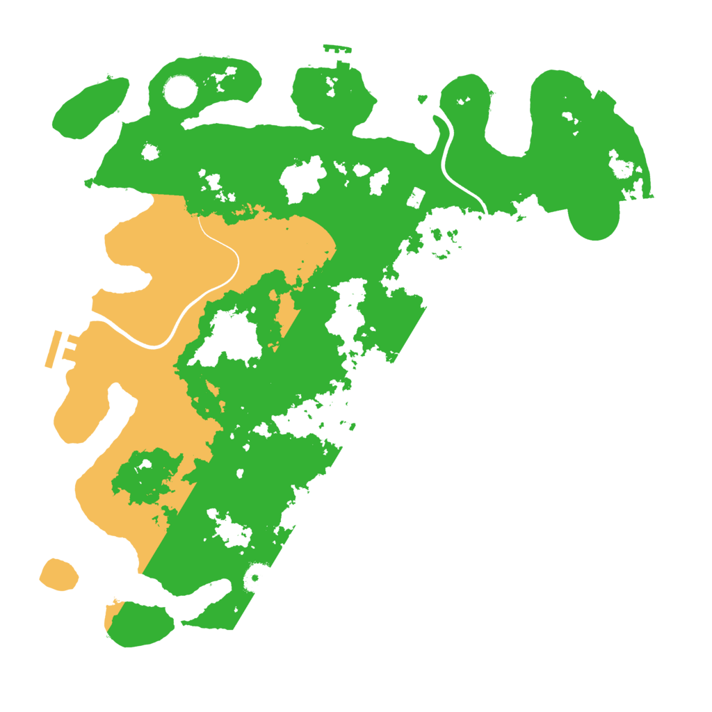 Biome Rust Map: Procedural Map, Size: 3800, Seed: 93112913