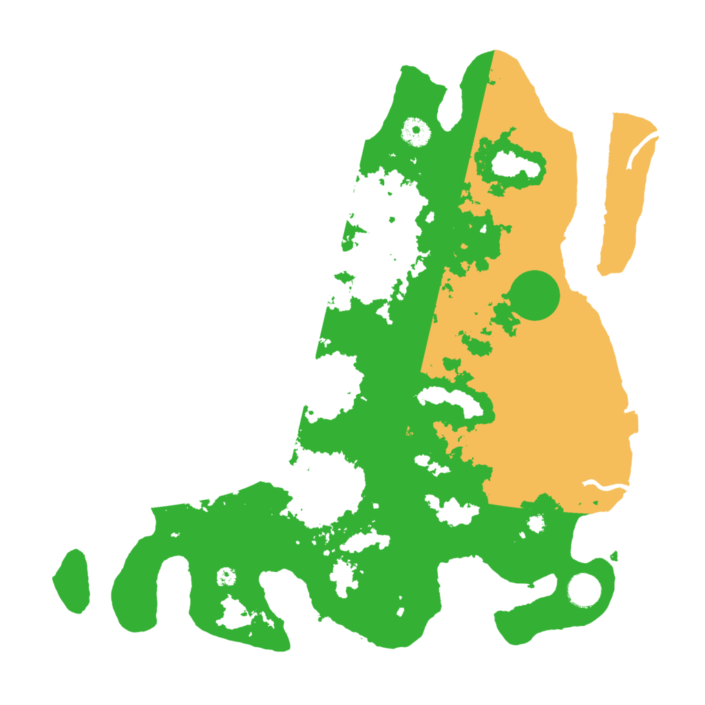 Biome Rust Map: Procedural Map, Size: 3700, Seed: 60630939