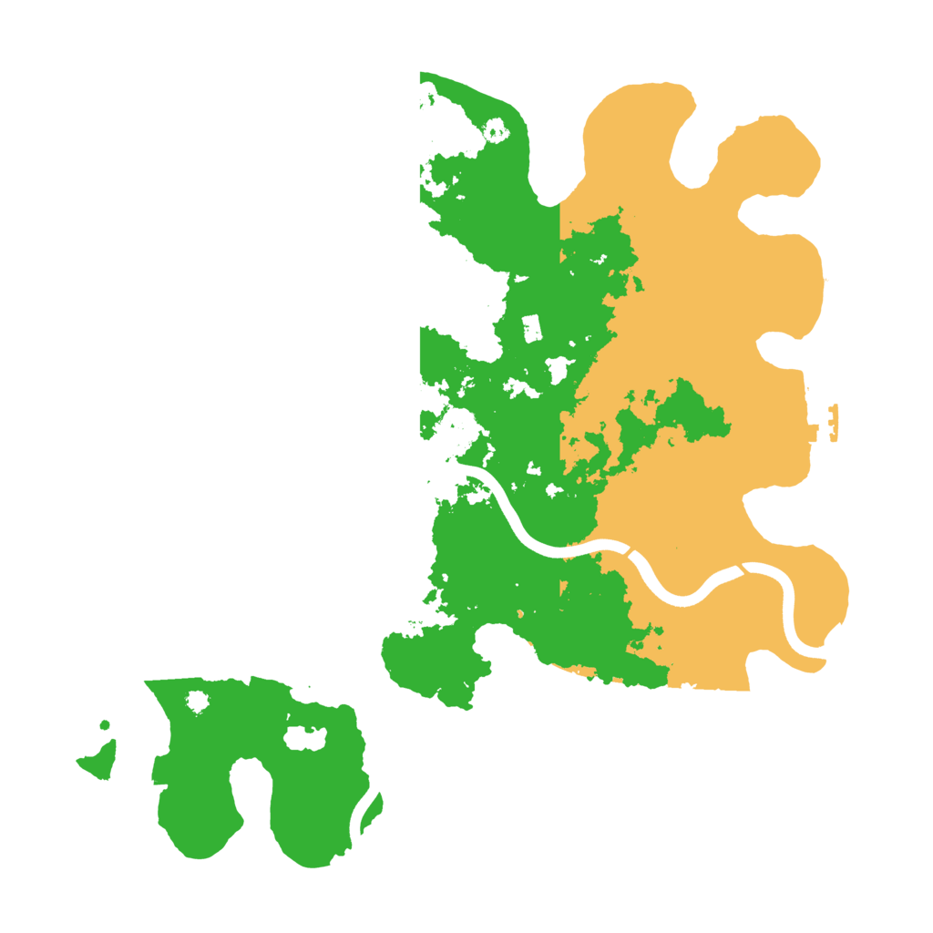 Biome Rust Map: Procedural Map, Size: 3750, Seed: 4753557