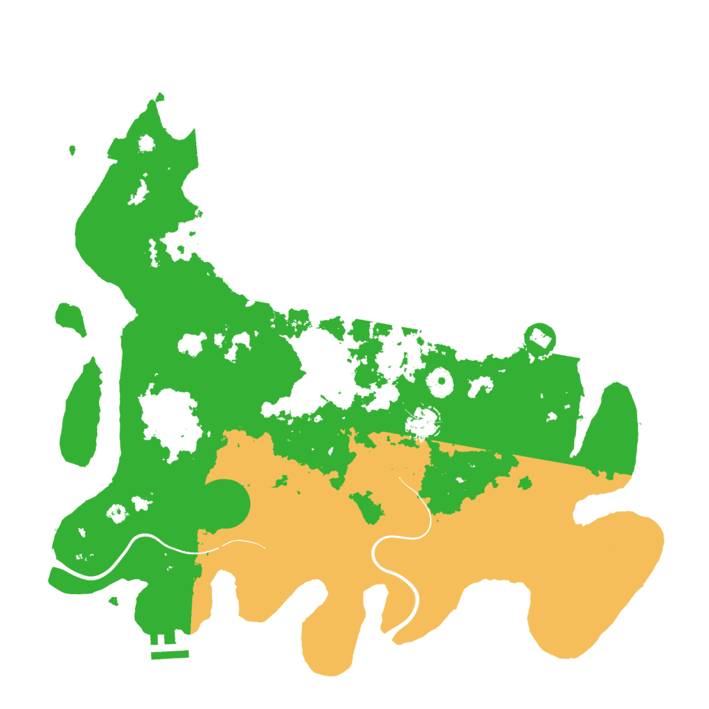 Biome Rust Map: Procedural Map, Size: 3800, Seed: 16103341