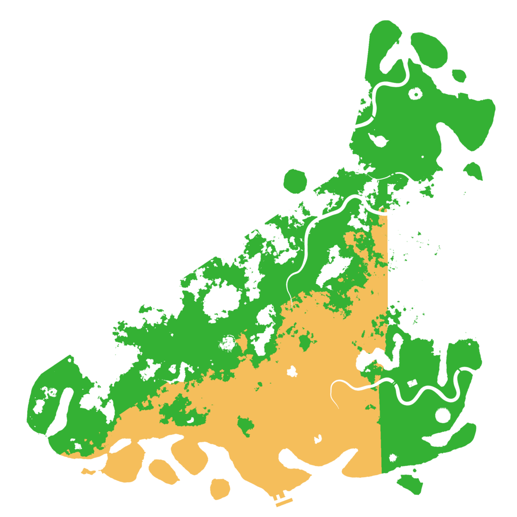 Biome Rust Map: Procedural Map, Size: 6000, Seed: 1240059599