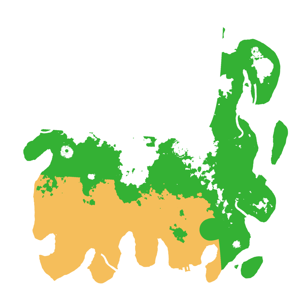 Biome Rust Map: Procedural Map, Size: 3650, Seed: 7499961