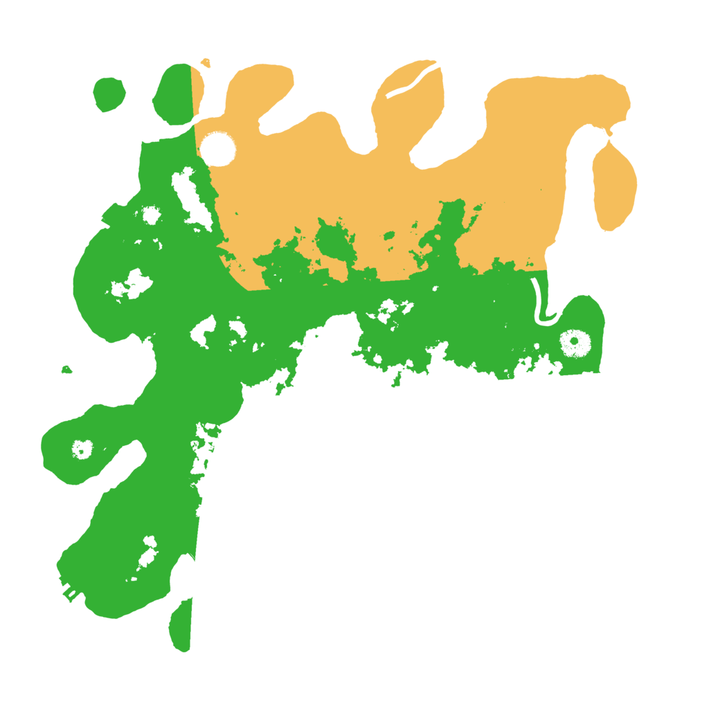 Biome Rust Map: Procedural Map, Size: 3600, Seed: 79085578