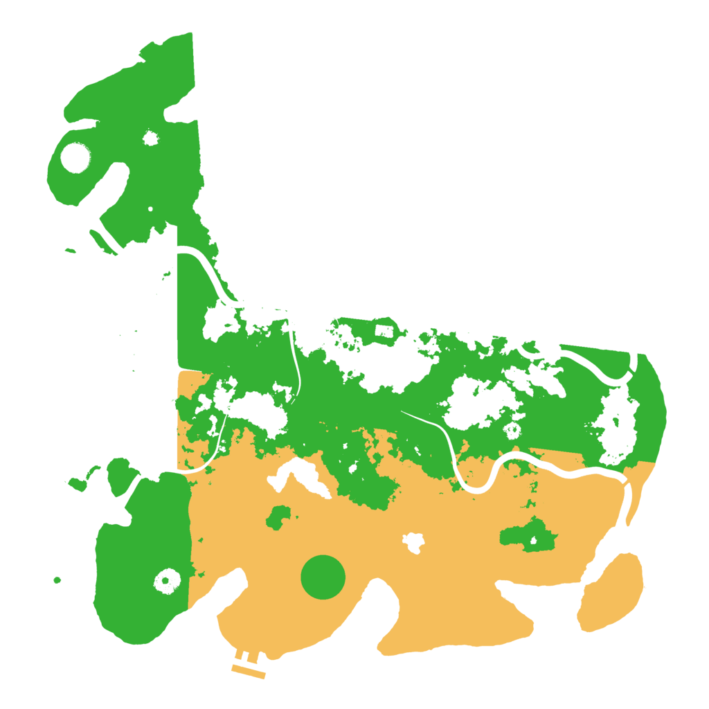Biome Rust Map: Procedural Map, Size: 4200, Seed: 1759079188