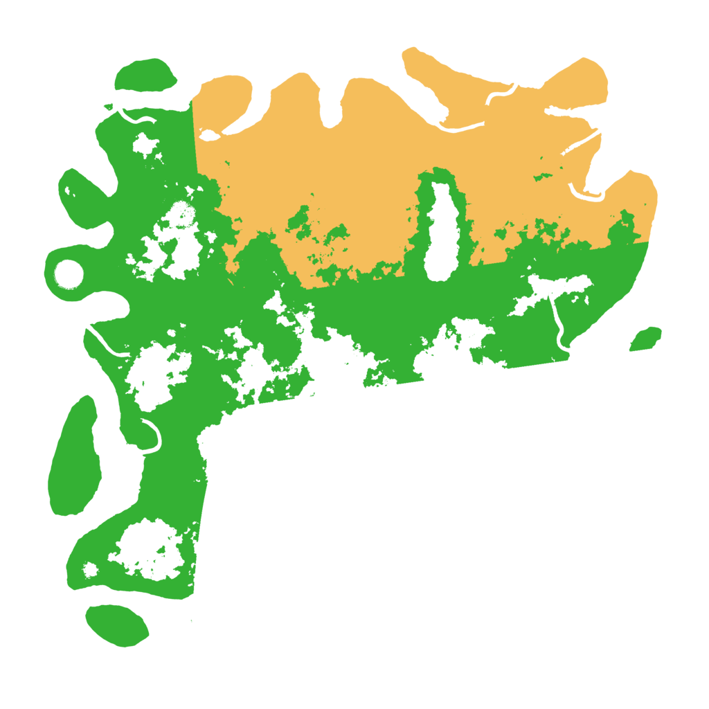 Biome Rust Map: Procedural Map, Size: 4300, Seed: 42379355