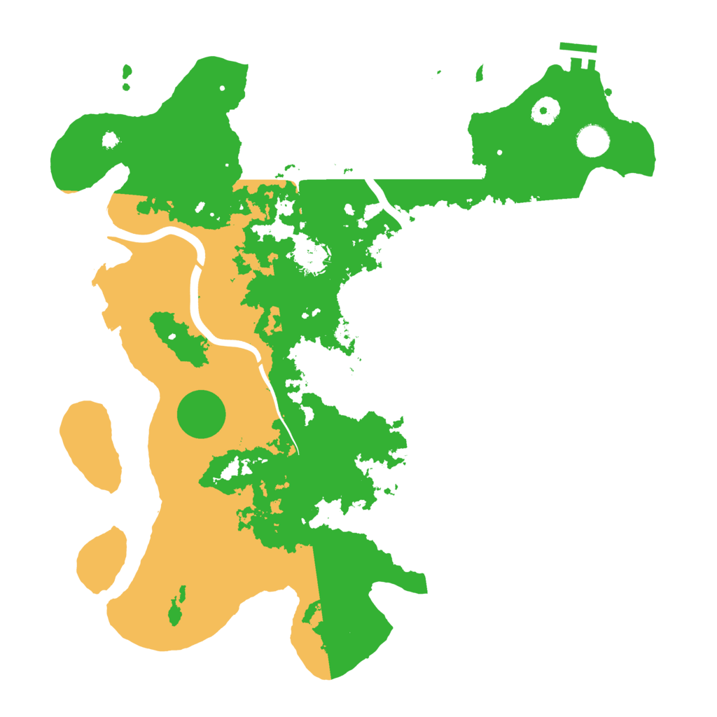 Biome Rust Map: Procedural Map, Size: 3900, Seed: 74842475