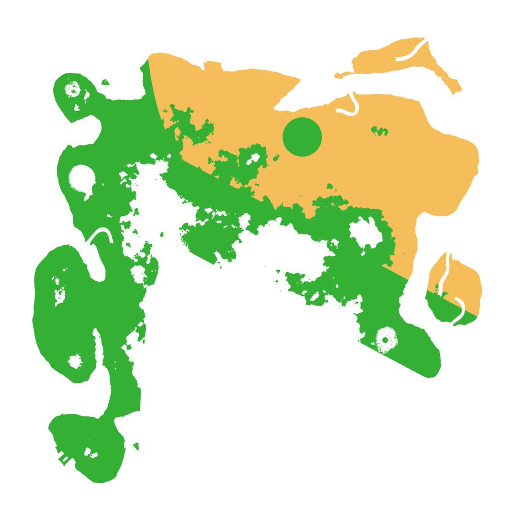 Biome Rust Map: Procedural Map, Size: 3500, Seed: 4685685