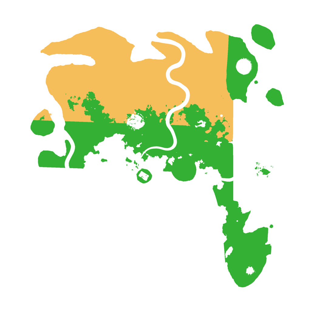 Biome Rust Map: Procedural Map, Size: 3500, Seed: 32017566