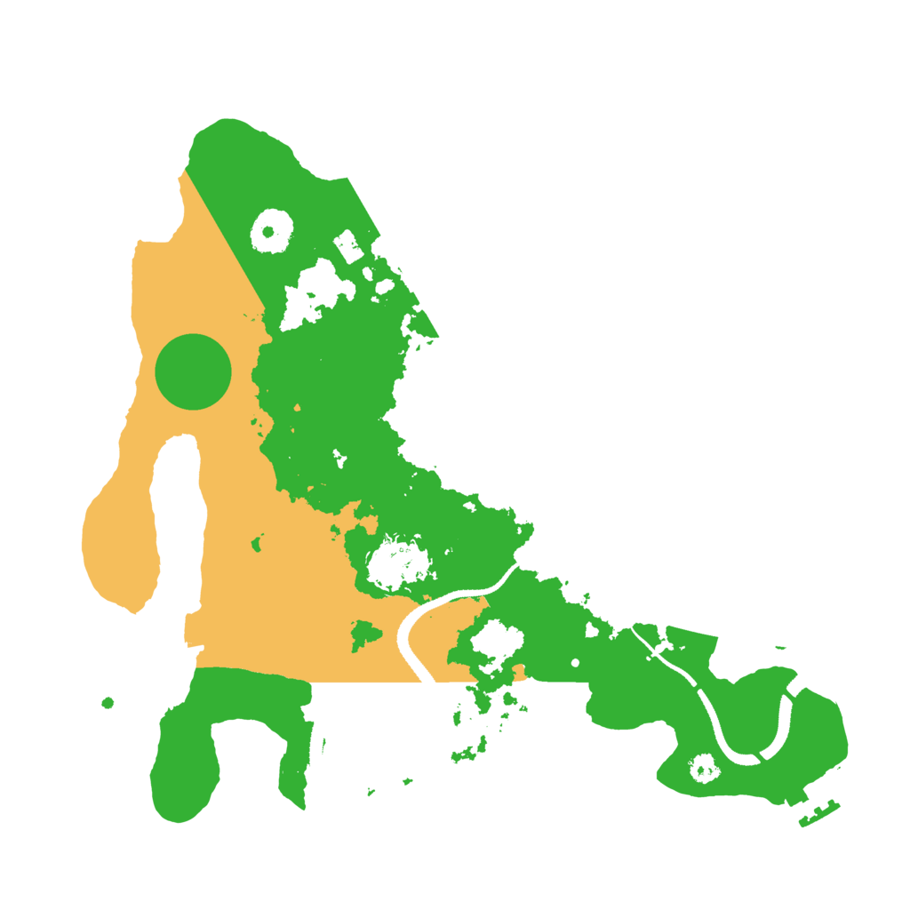 Biome Rust Map: Procedural Map, Size: 3150, Seed: 947