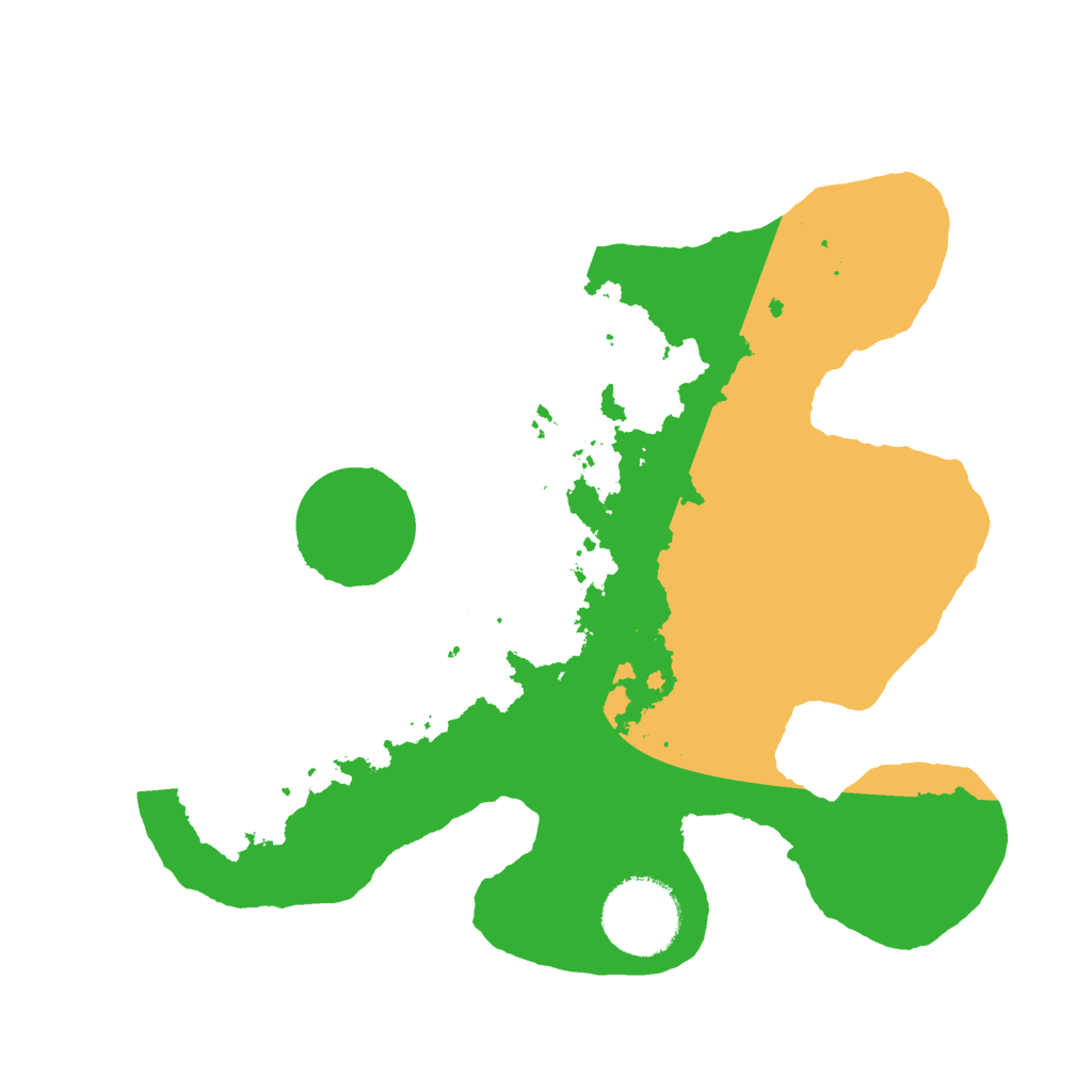 Biome Rust Map: Barren, Size: 2500, Seed: 12