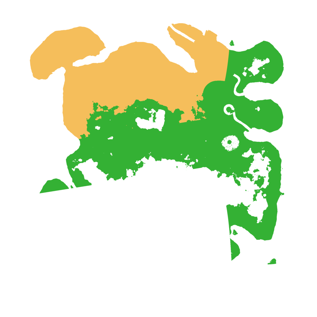 Biome Rust Map: Procedural Map, Size: 3000, Seed: 79849