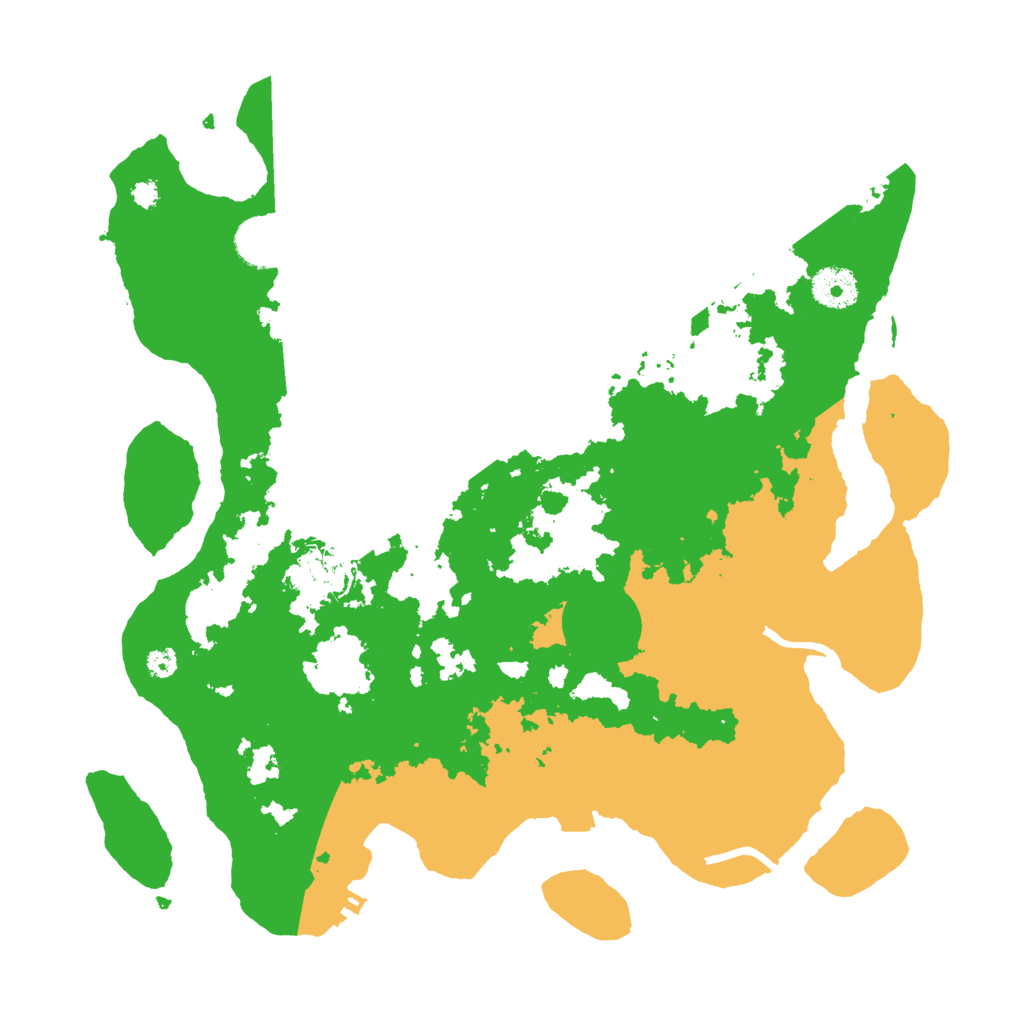 Biome Rust Map: Procedural Map, Size: 3500, Seed: 2003507754