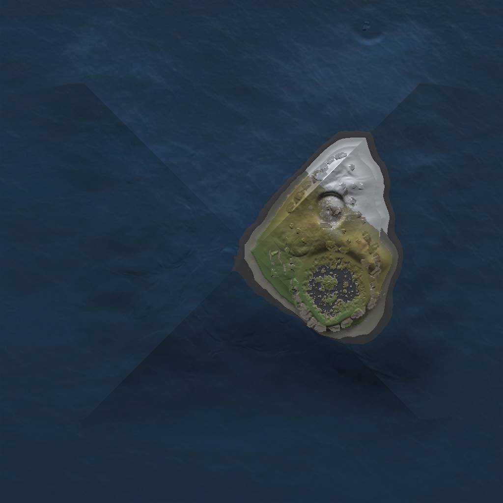 Rust Map: Procedural Map, Size: 1000, Seed: 1689119235, 3 Monuments