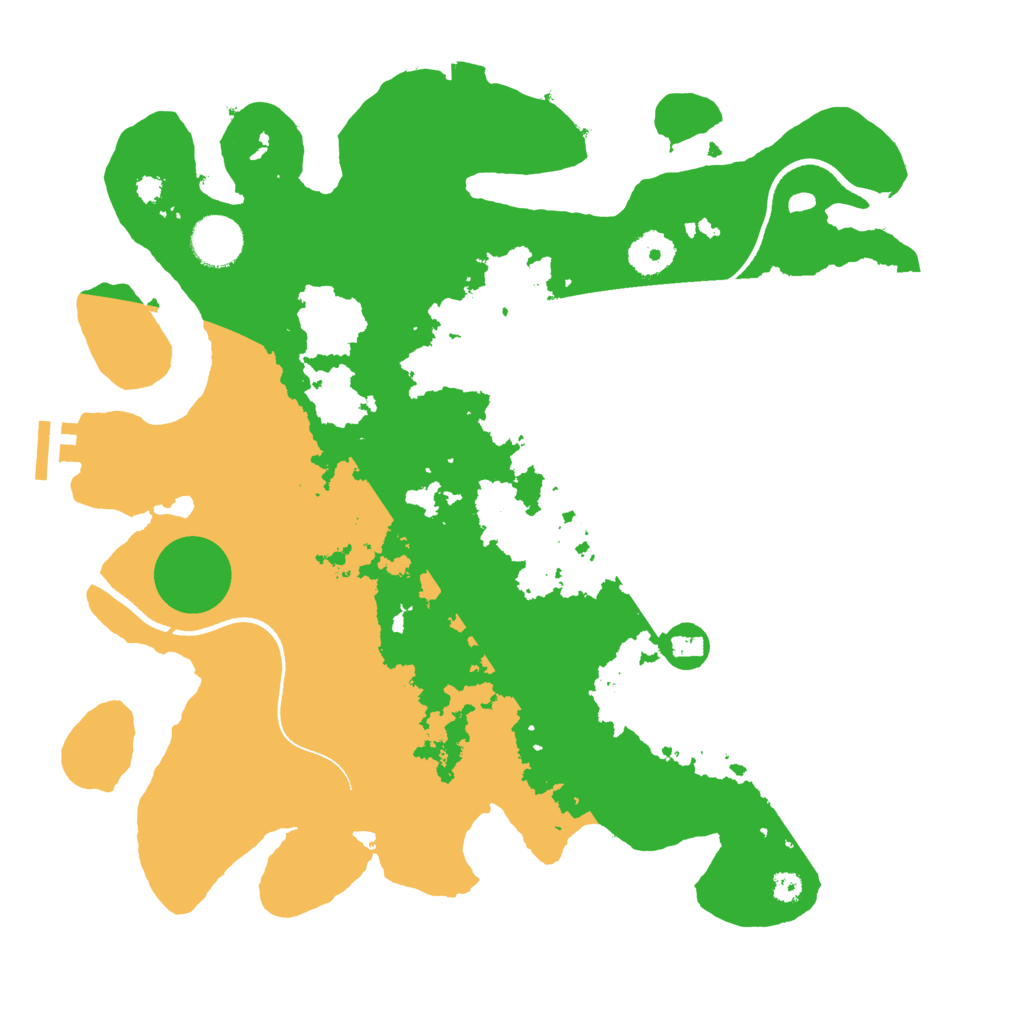 Biome Rust Map: Procedural Map, Size: 3500, Seed: 916158840