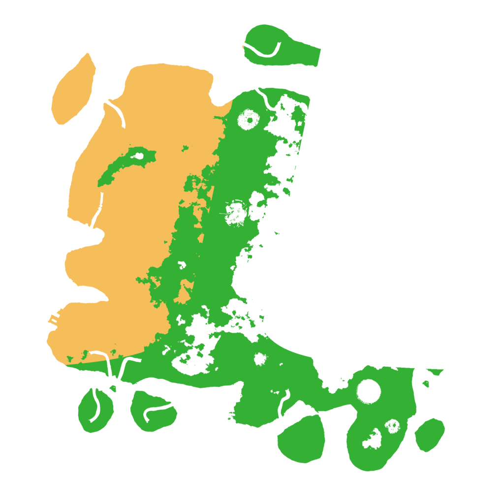 Biome Rust Map: Procedural Map, Size: 3700, Seed: 440557897