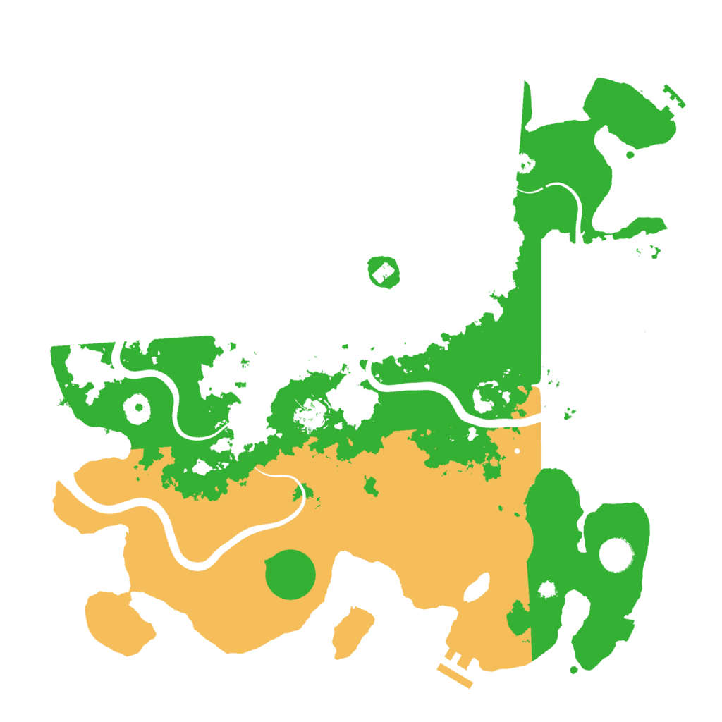 Biome Rust Map: Procedural Map, Size: 3800, Seed: 3527486