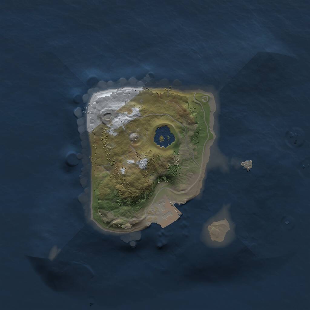 Rust Map: Procedural Map, Size: 1500, Seed: 21474999, 1 Monuments