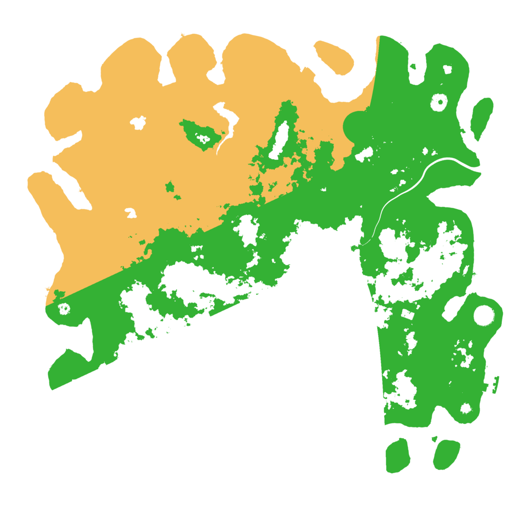 Biome Rust Map: Procedural Map, Size: 4500, Seed: 215565899