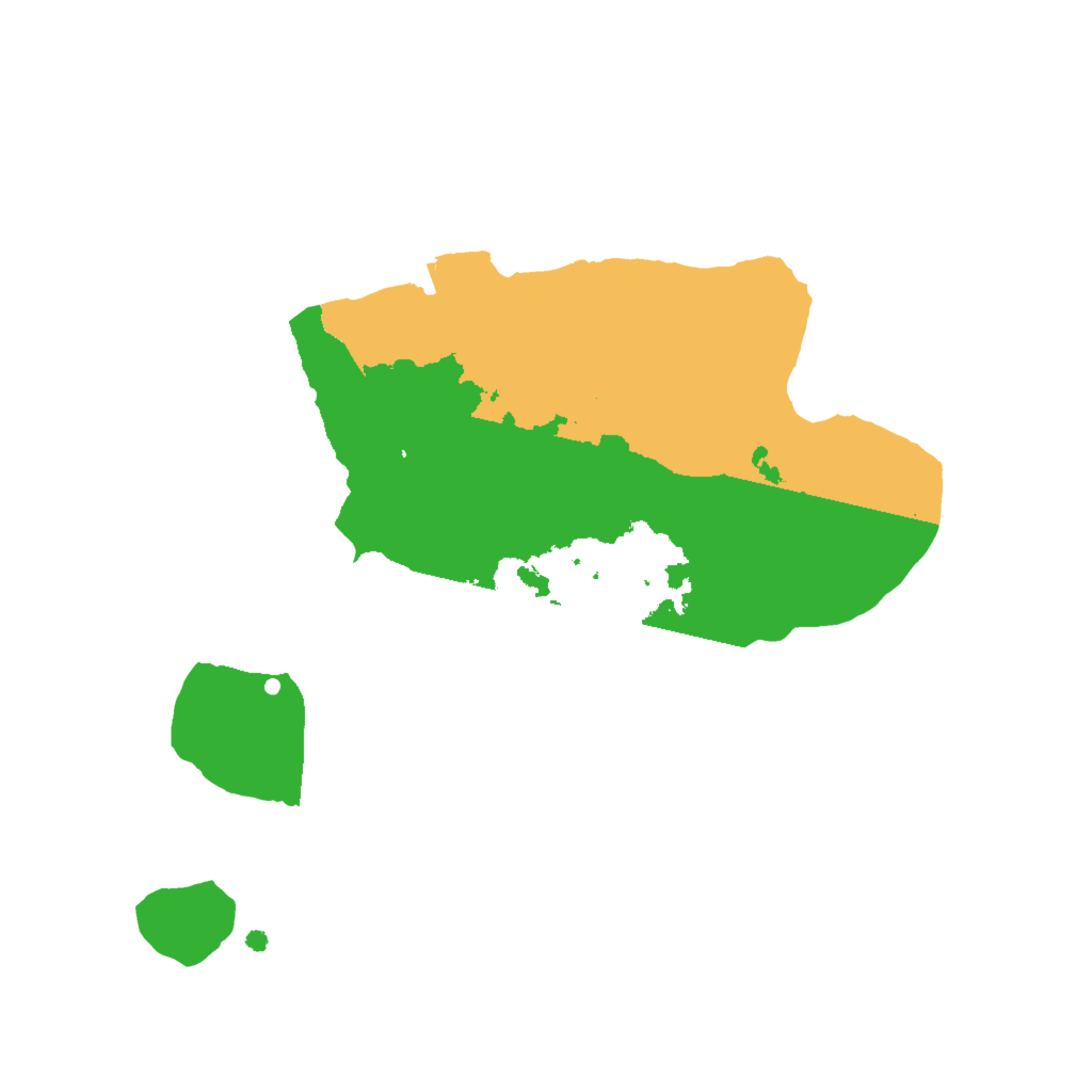 Biome Rust Map: Procedural Map, Size: 2000, Seed: 1042728031