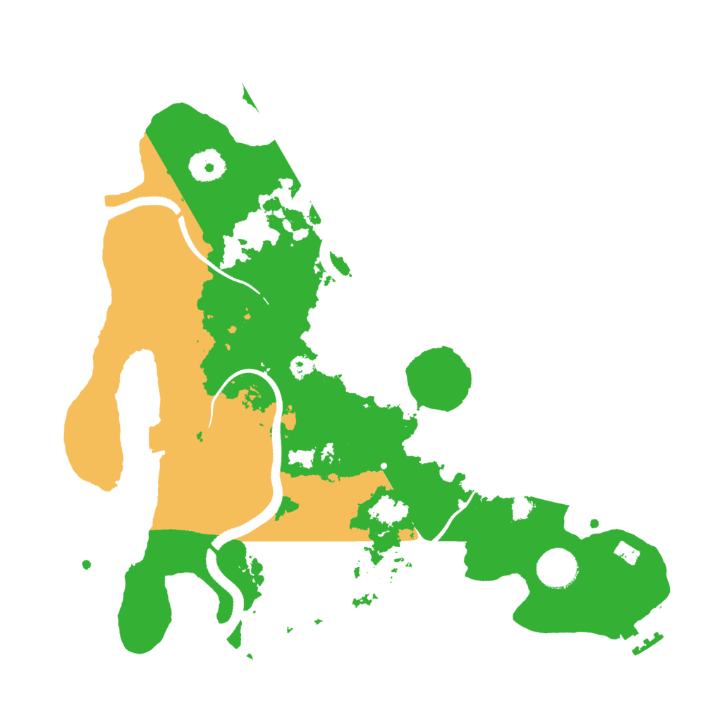 Biome Rust Map: Procedural Map, Size: 3200, Seed: 947
