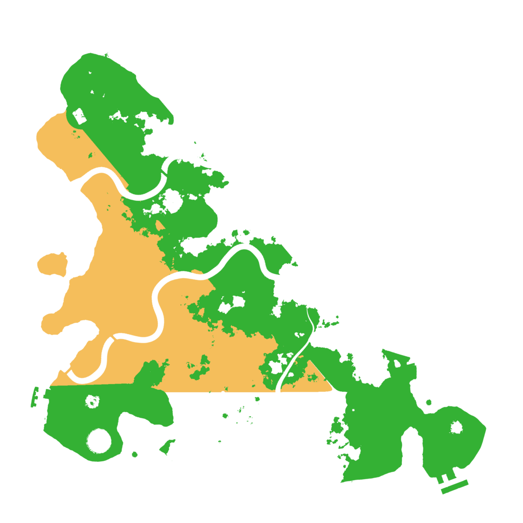 Biome Rust Map: Procedural Map, Size: 3800, Seed: 64374027